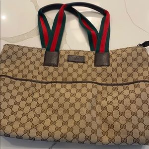 Authentic Gucci Carry-all Tote